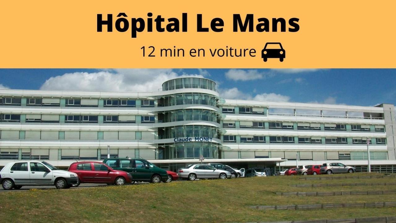 Le Mans - Au Calme - Stationnement Facile - Proche Centre Ville Et Gare Dış mekan fotoğraf